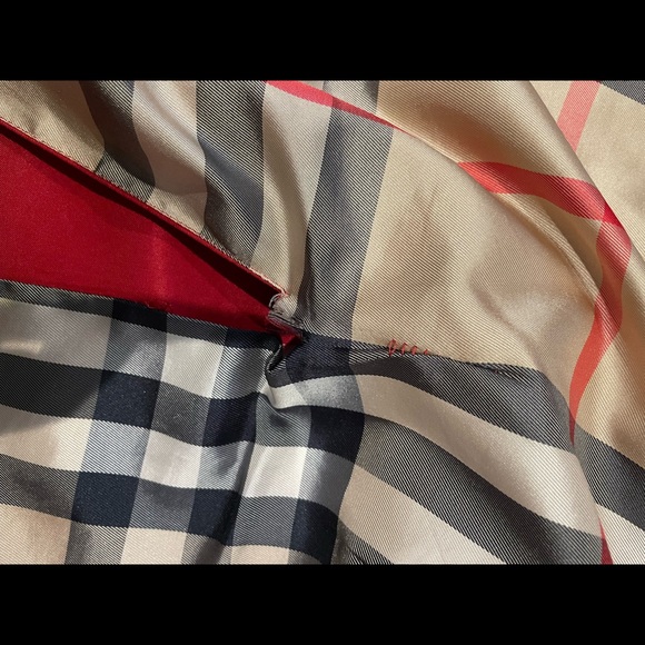 Red Burberry Coat - Picture 10 of 13